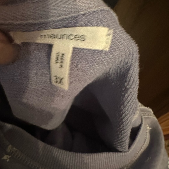 Plus Size 3X Maurice’s blue sweatshirt - Picture 8 of 8